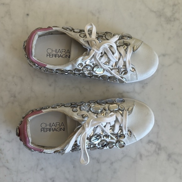 Authentic Chiara Ferragani sneakers Roger, $627 - Picture 5 of 7